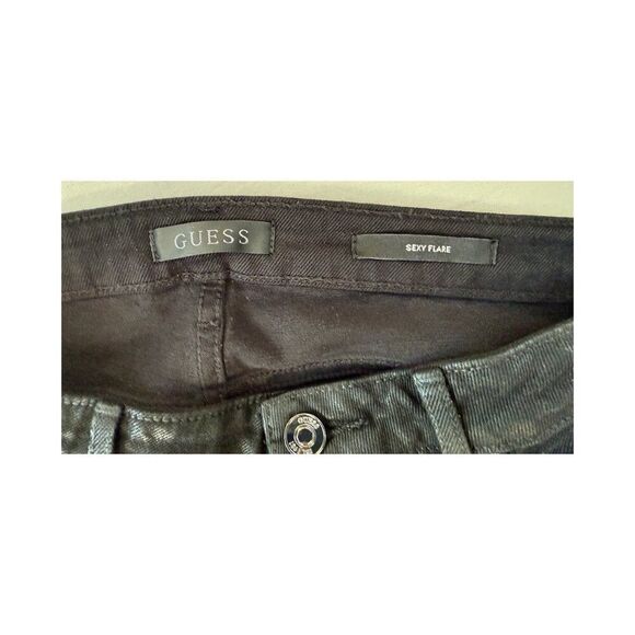 Guess Sexy Coated Flare Jeans, 30x32 - Picture 9 of 10